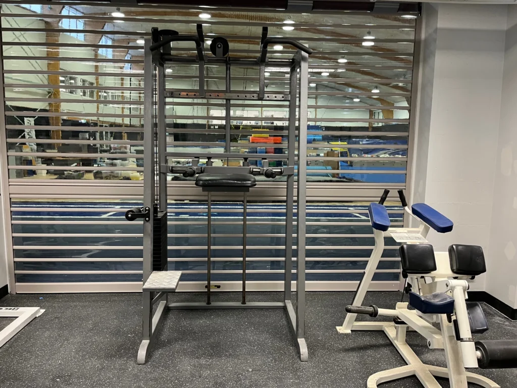 Gym equipment and interior services at the Jindabyne training facility