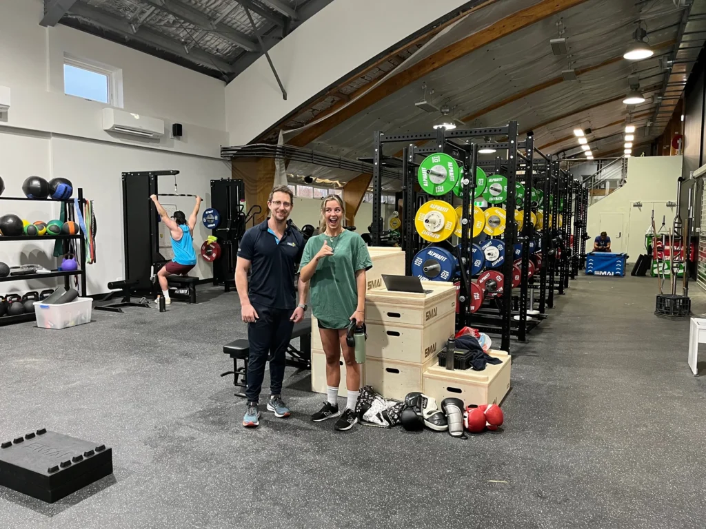 MESCO team in the Jindabyne training facility gym